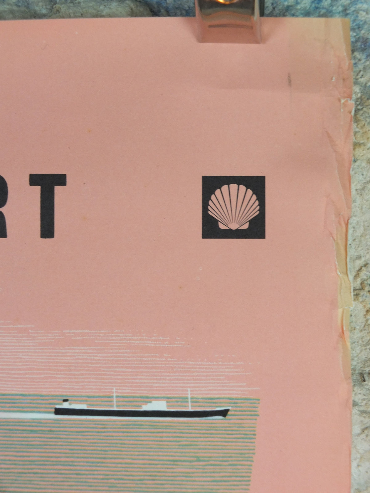 1960s Original Shell Oil Poster, Oil Production & Transport, a retro industrial explainer about energy gas, fuel petrol etc, wall art decor