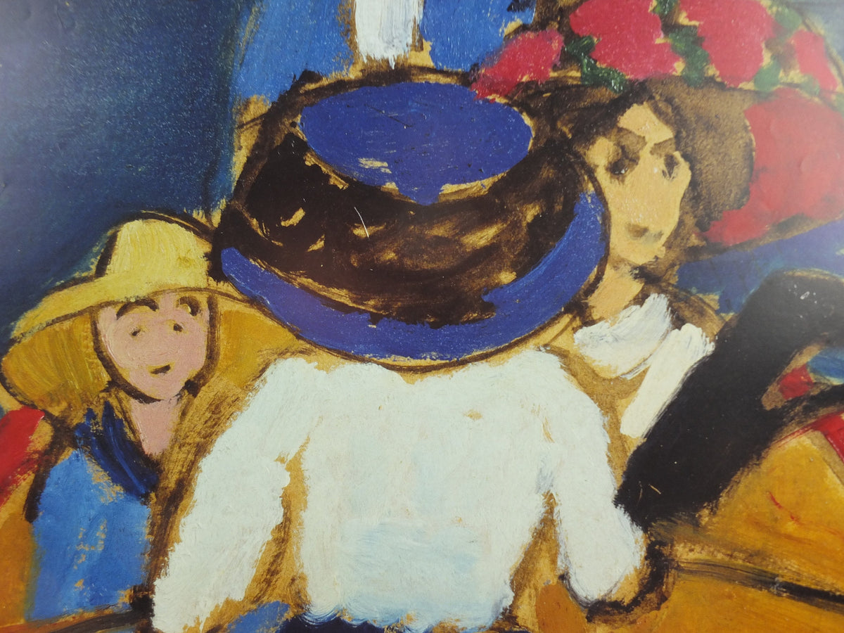 2006 Gabriele Münter Poster, Boat Trip with Kandinsky, 1909 avant-garde Fauvism expressionism, artist gallery exhibition wall art decor