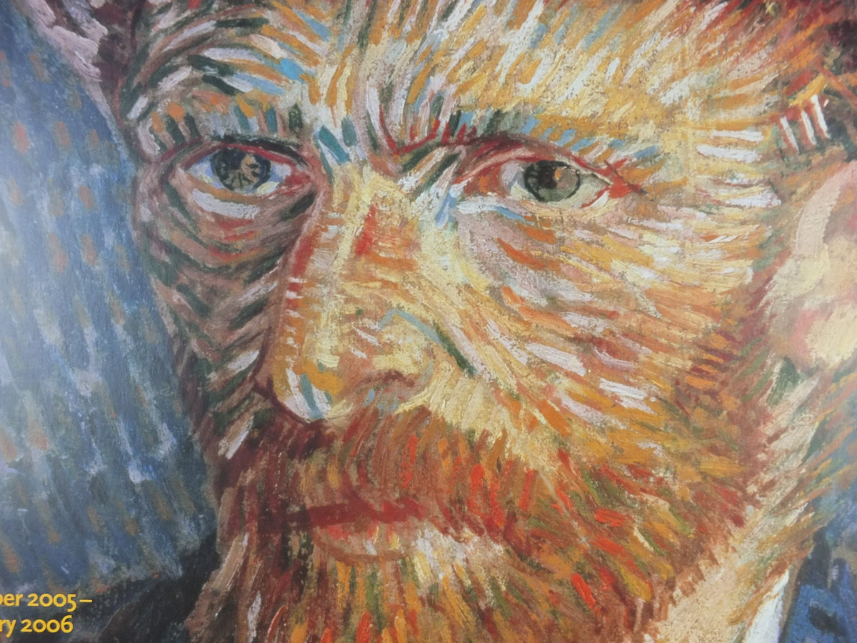 2005 Vincent Van Gogh Poster, "Self portrait in Felt Hat", National Portrait Gallery, Post-Impressionism gallery exhibition, wall art decor