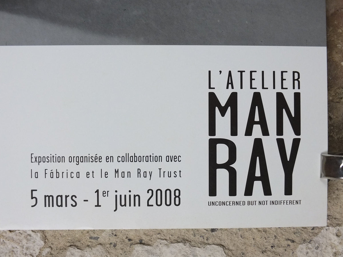 2008 Man Ray Poster, Black and White, Noire et Blanche, 1936, Dada in Vogue, surrealism, photography gallery exhibition, wall art decor