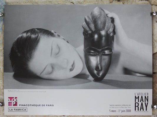 2008 Man Ray Poster, Black and White, Noire et Blanche, 1936, Dada in Vogue, surrealism, photography gallery exhibition, wall art decor