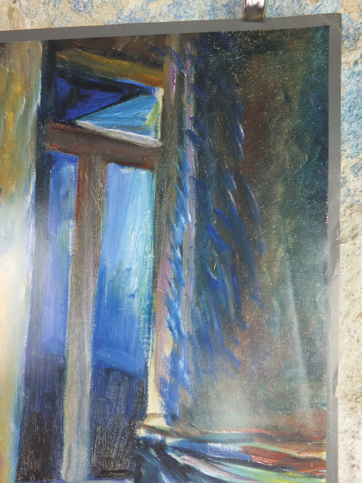 1991 Edvard Munch Poster, The Night Wanderer 1923 1924, Aarhus KunstMuseum, Expressionism, Symbolism, gallery exhibition, wall art decor