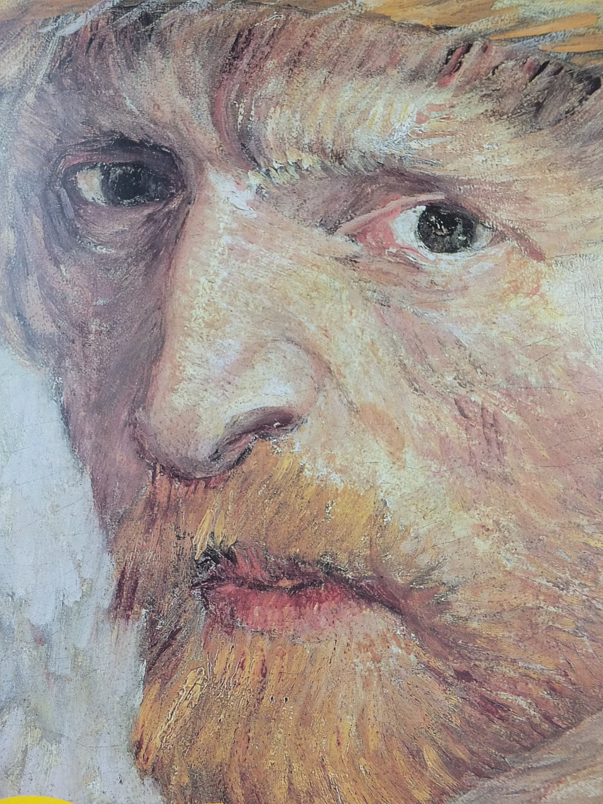 2000 Vincent Van Gogh Poster, "Face to Face" at the Detroit Institute of Arts, Post-Impressionism gallery exhibition, wall art decor