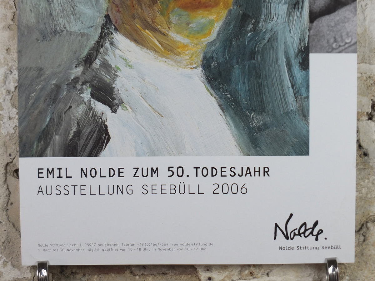 2006 Emil Nolde Poster, Self portrait, Berlin Succession, Die Brücke expressionist, Blaue Reiter, artist gallery exhibition, wall art decor