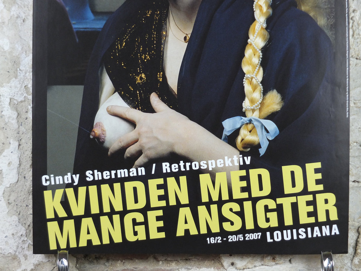 2007 Cindy Sherman Poster, Untitled 225 1990, Louisiana Copenhagen, Denmark, Photography, Self Portraits, gallery exhibition, wall art decor