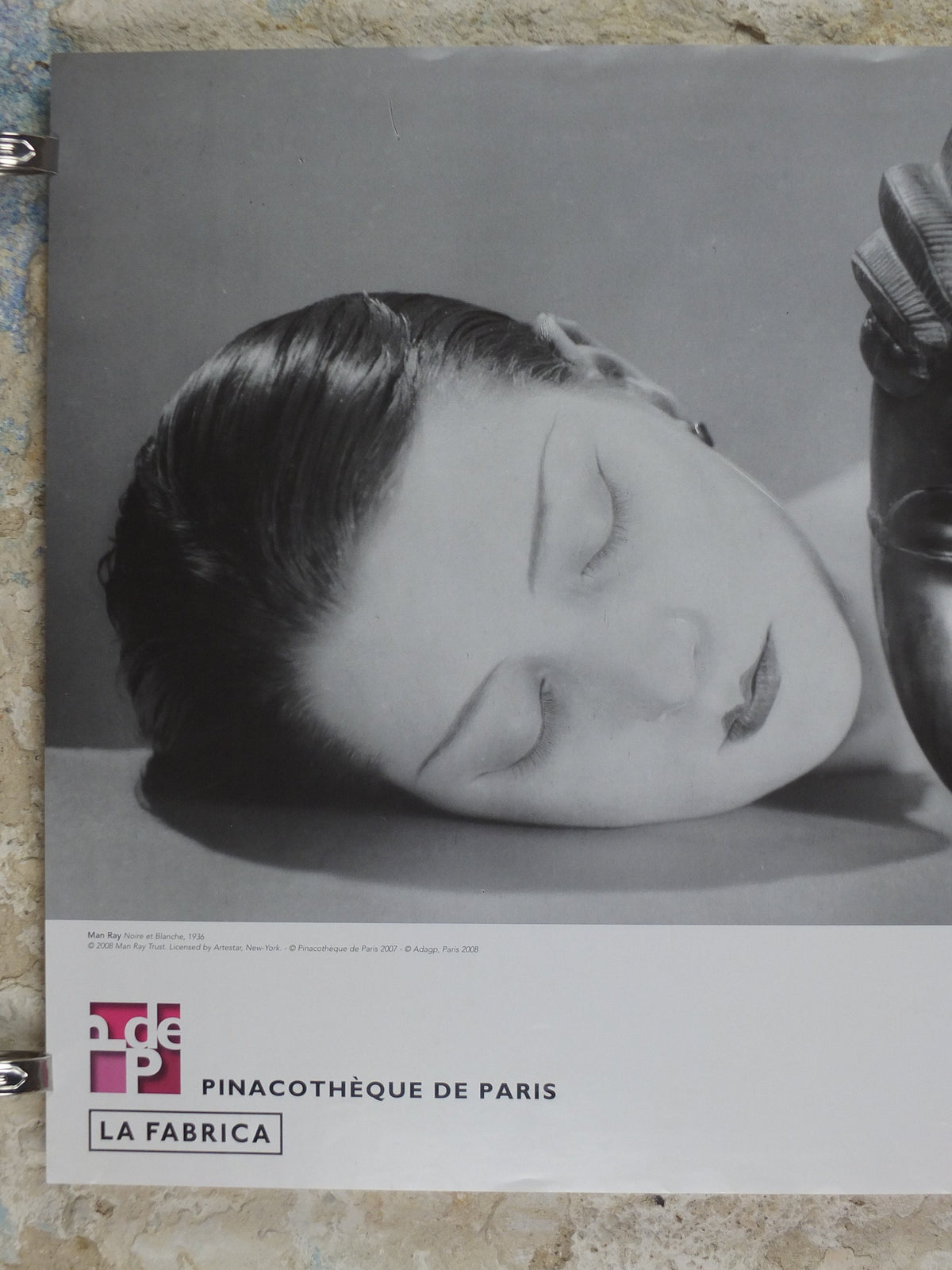 2008 Man Ray Poster, Black and White, Noire et Blanche, 1936, Dada in Vogue, surrealism, photography gallery exhibition, wall art decor