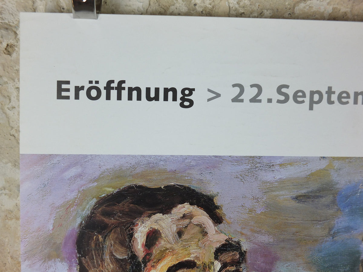 2001 Egon Schiele and Oskar Kokoschka Poster, self portraits 1919 1911, one hand to face, Expressionism gallery exhibition, wall art decor