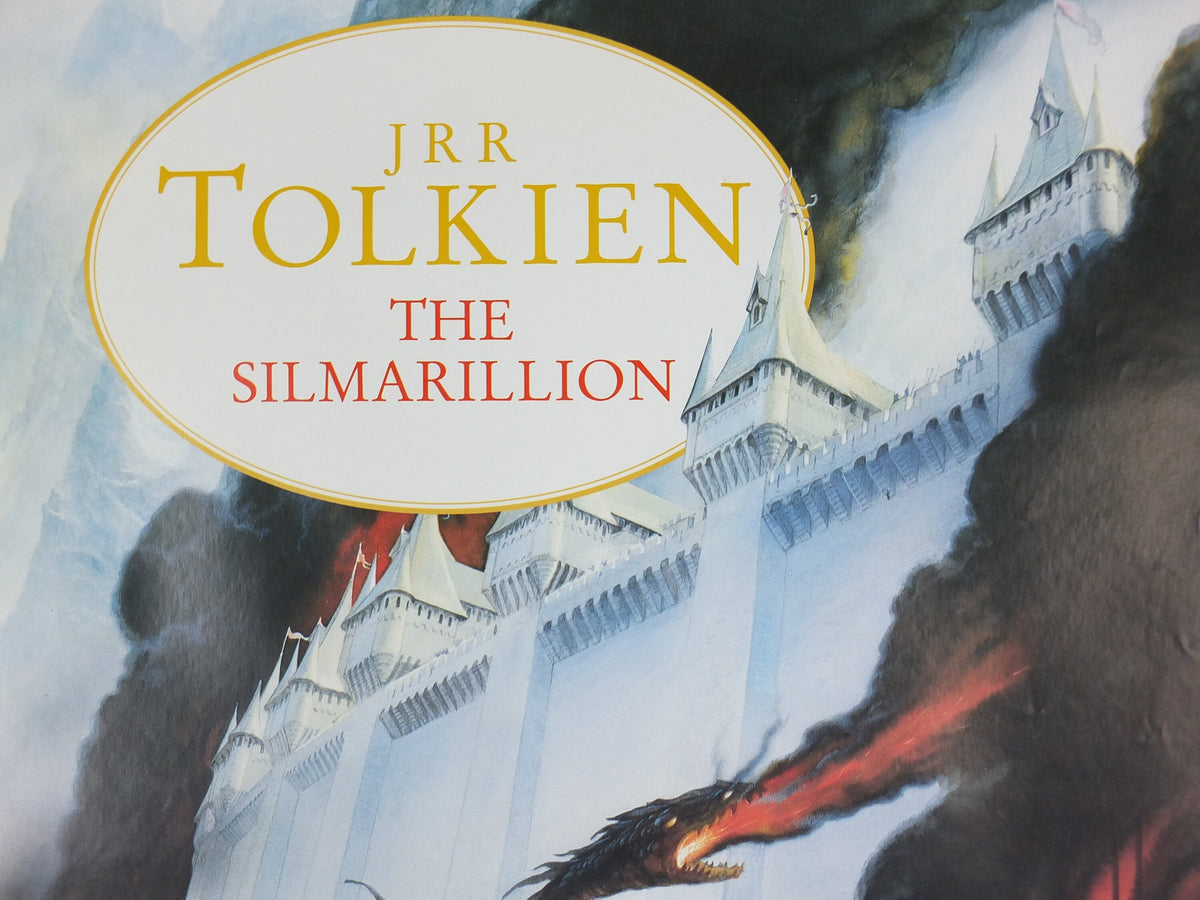 1992 Vintage Tolkien Centenary The Silmarillion Poster, The Fall of Gondolin, John Howe, illustration print wall art decor