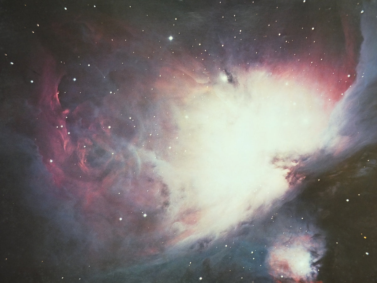 1959 Great Nebula in Orion Poster, NGC 1976 California Institute of Technology and Carnegie Institution, Hale Observatories, wall art decor