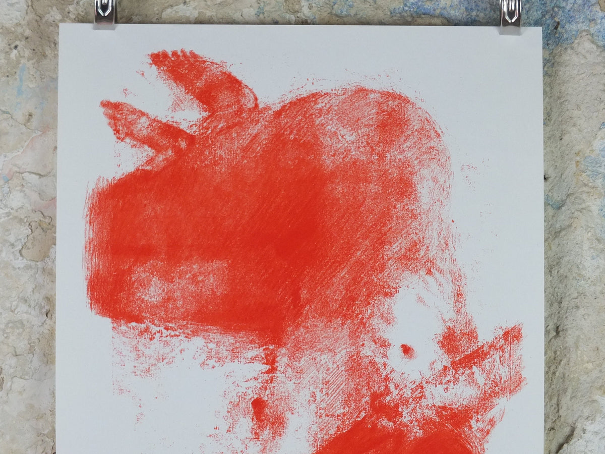 1980 Claude Garache Poster, female nude, Galerie Maeght, amazing condition, Pop Art, gallery exhibition, wall art decor