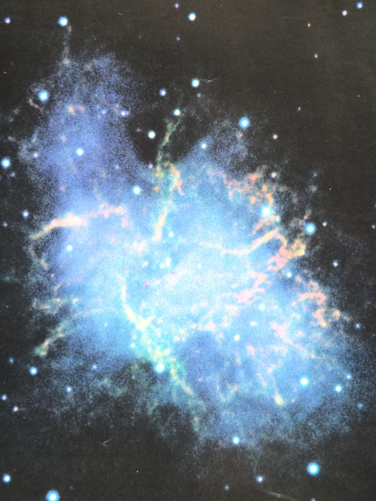 1960s The Crab Nebula in Taurus Poster, M1, Regents, University of California, Lick Observatory, wall art decor