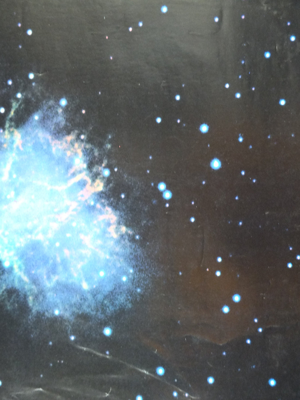 1960s The Crab Nebula in Taurus Poster, M1, Regents, University of California, Lick Observatory, wall art decor