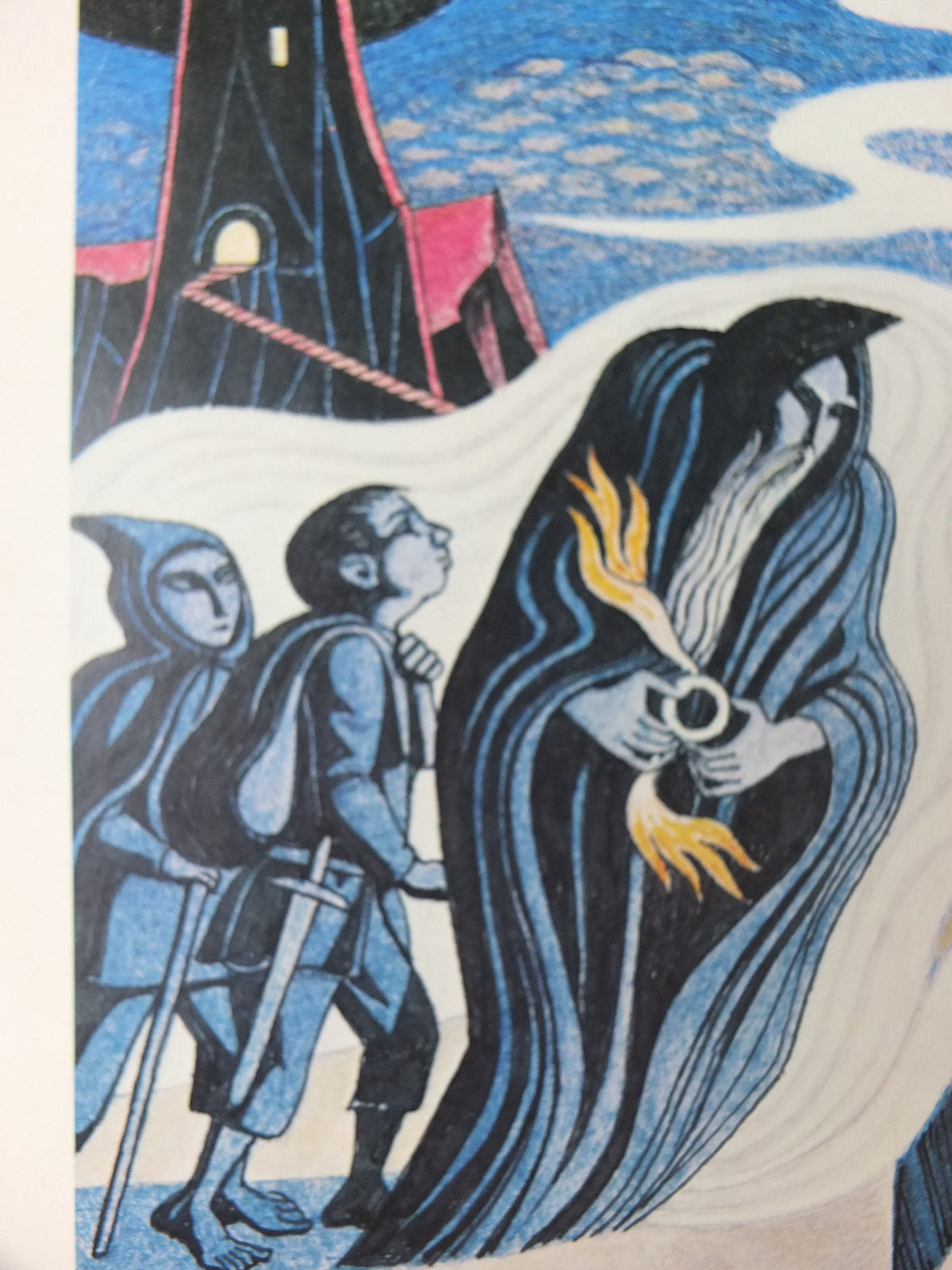 1981 Lord of the Rings Poster, J.R.R. Tolkien by Eric Fraser, BBC Radio 4 fantasy, Middle Earth, Brian Sibley, 26 episodes, wall art decor