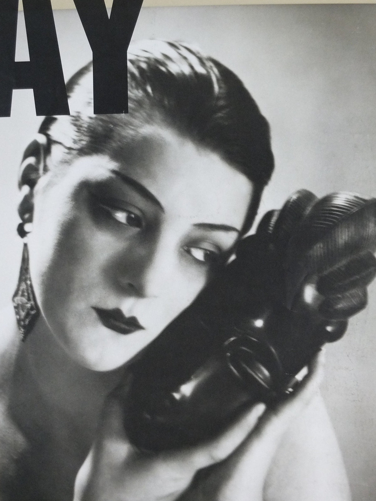 1998 Man Ray Poster, Black and White, Noire et Blanche, 1936, Dada in Vogue, surrealism, photography gallery exhibition, wall art decor