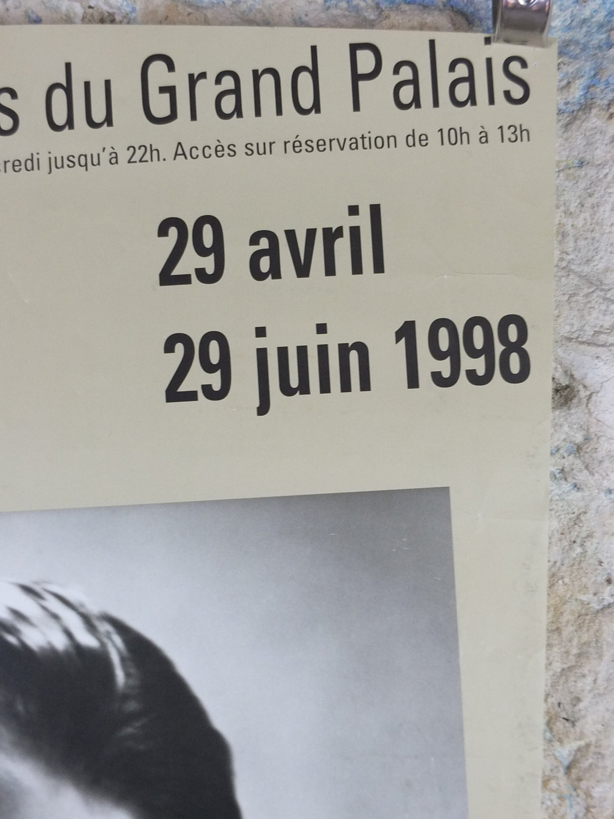 1998 Man Ray Poster, Black and White, Noire et Blanche, 1936, Dada in Vogue, surrealism, photography gallery exhibition, wall art decor