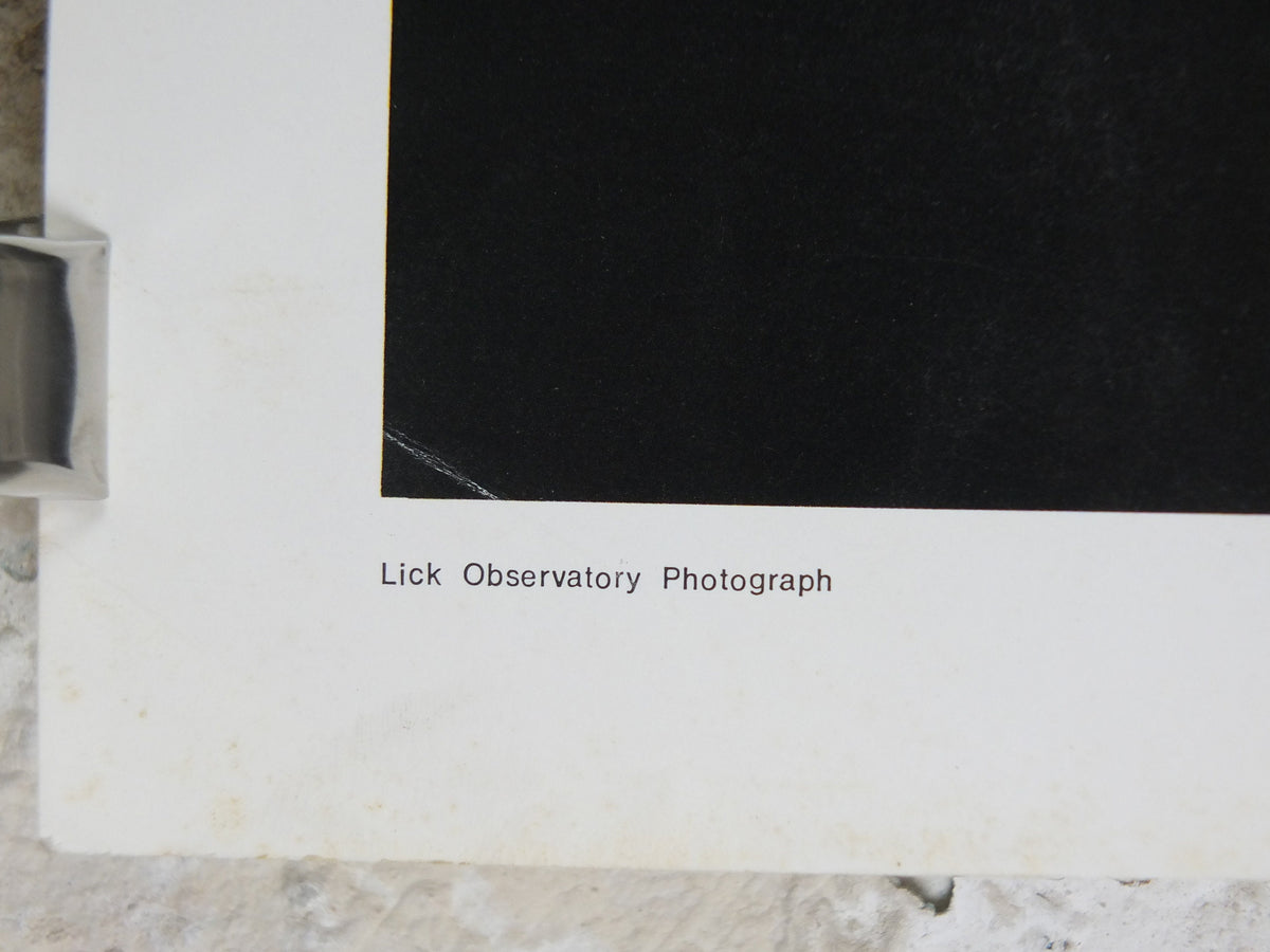 1960s The Orion Nebula Poster, M42, Regents, University of California, Lick Observatory, wall art decor