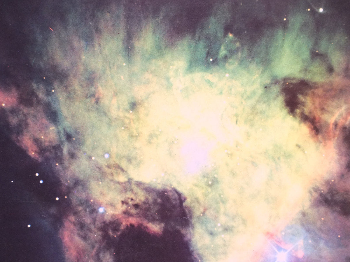 1960s The Orion Nebula Poster, M42, Regents, University of California, Lick Observatory, wall art decor