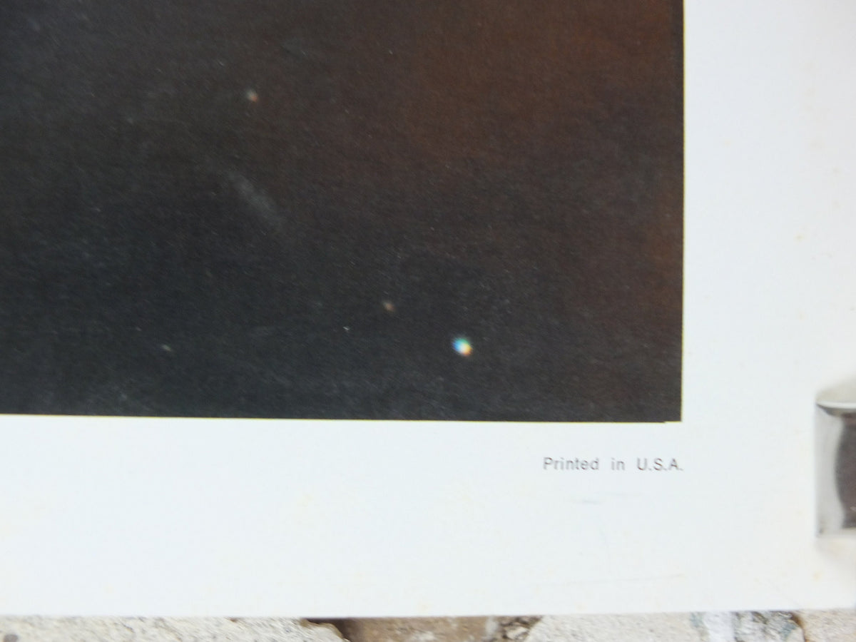 1960s The Orion Nebula Poster, M42, Regents, University of California, Lick Observatory, wall art decor