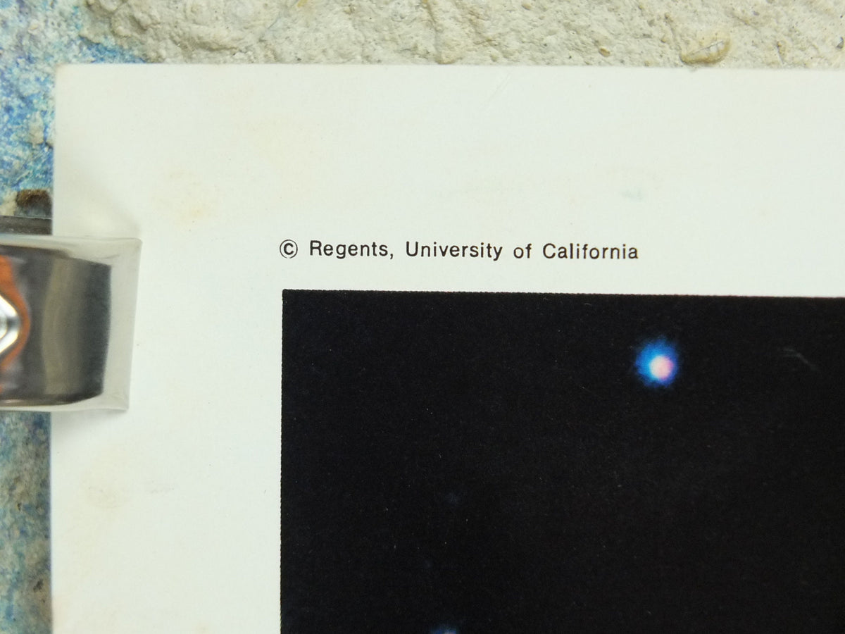 1960s The Crab Nebula in Taurus Poster, M1, Regents, University of California, Lick Observatory, wall art decor