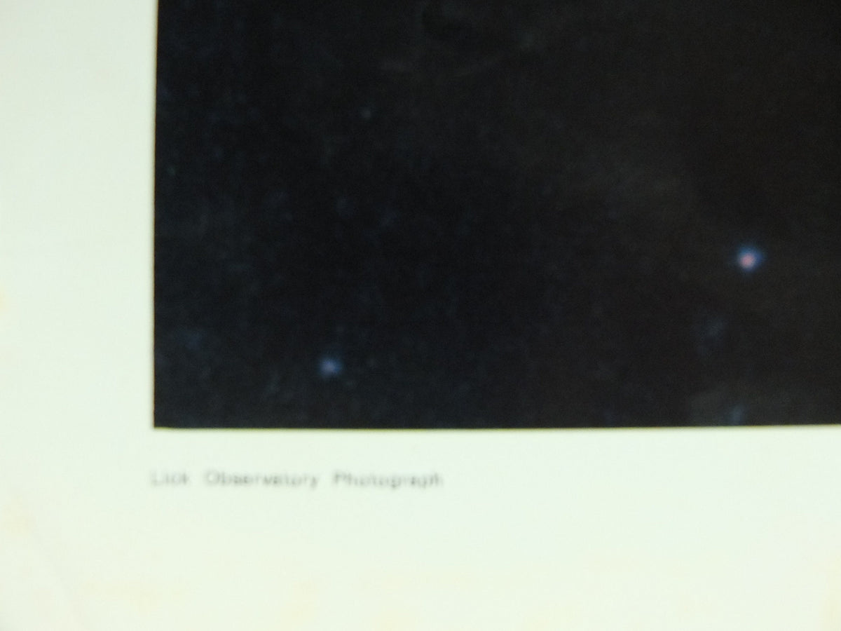 1960s The Crab Nebula in Taurus Poster, M1, Regents, University of California, Lick Observatory, wall art decor