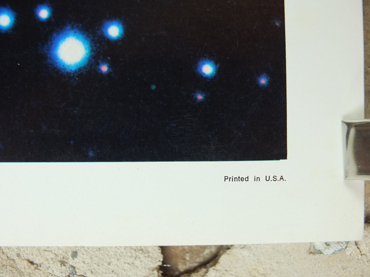 1960s The Crab Nebula in Taurus Poster, M1, Regents, University of California, Lick Observatory, wall art decor
