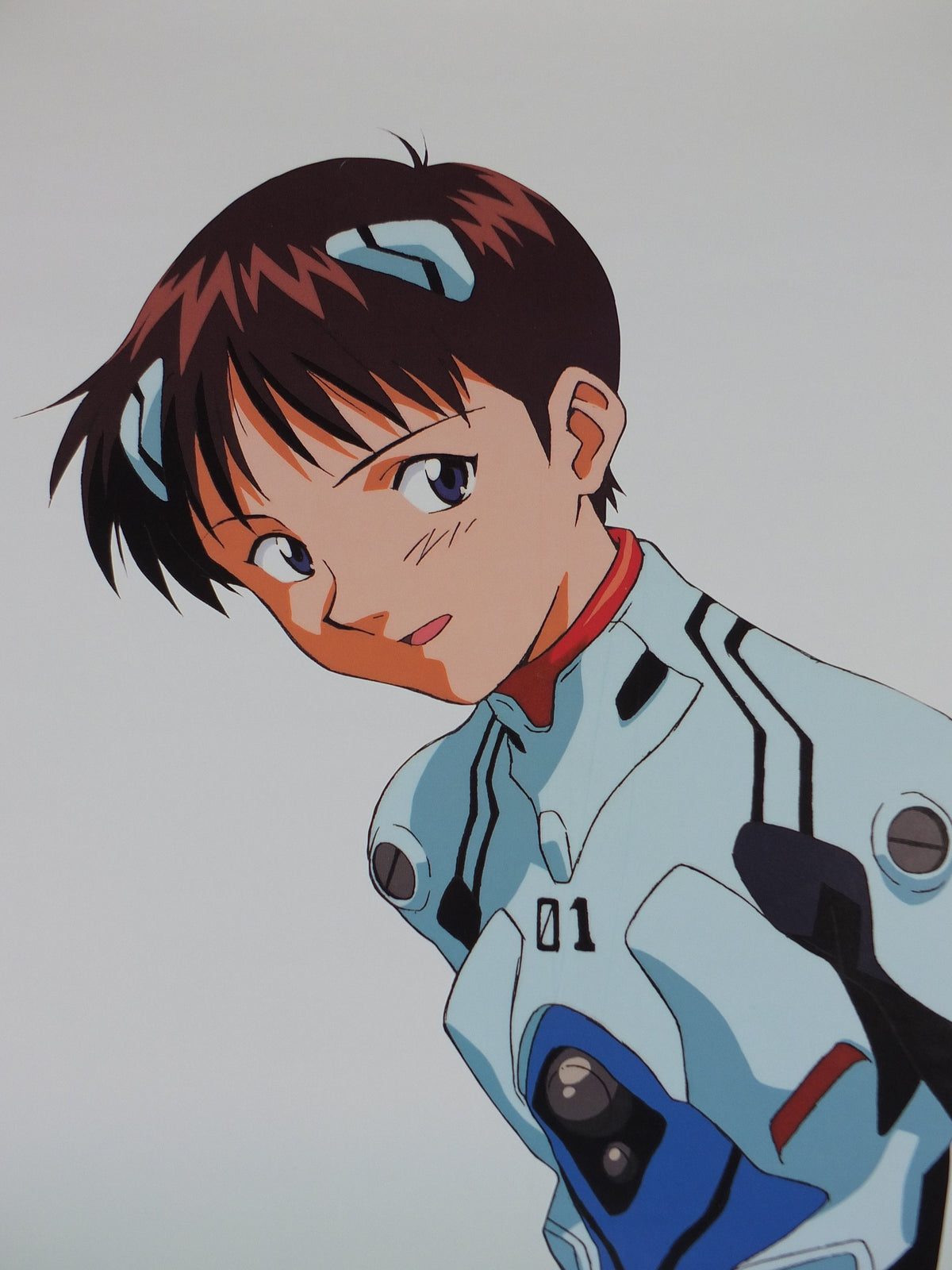 1995 Neon Genesis Evangelion Poster, Ikari Shenji, Eva from SEGA, by Katsuichi Nakayama, Japanese mecha anime TV series, wall art decor