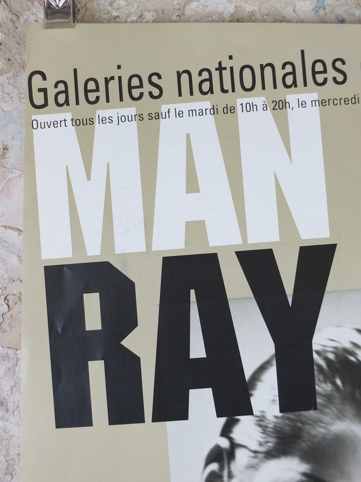 1998 Man Ray Poster, Black and White, Noire et Blanche, 1936, Dada in Vogue, surrealism, photography gallery exhibition, wall art decor