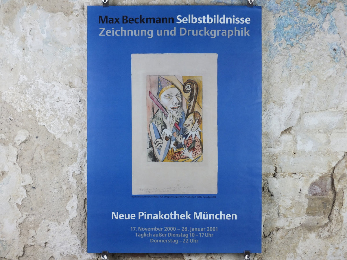 2000 Max Beckmann, Parrot and Mask 1920, Neue Pinakothek Munich, Expressionism, New Objectivity, gallery exhibition, wall art decor