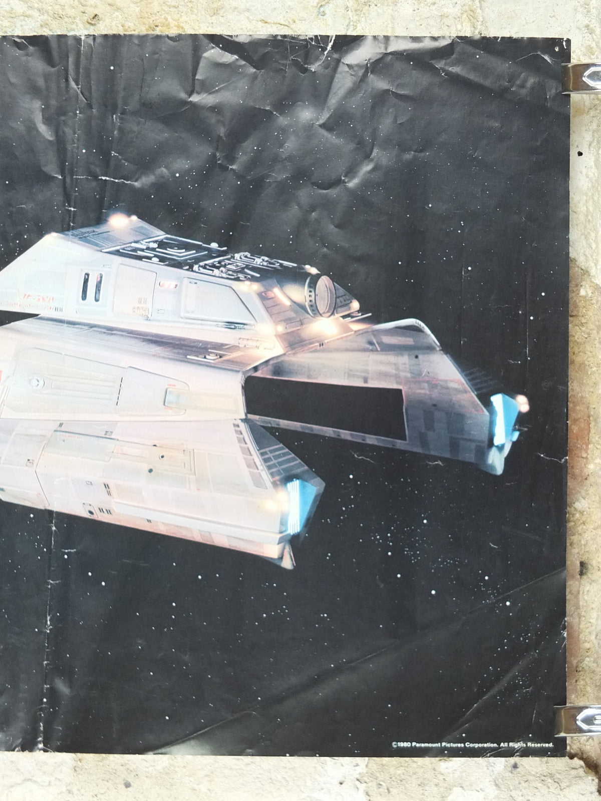 Original Vintage Star Trek the Movie Poster, Surak, Vulcan Shuttle, 1980 wall art cinema film memorabilia decor