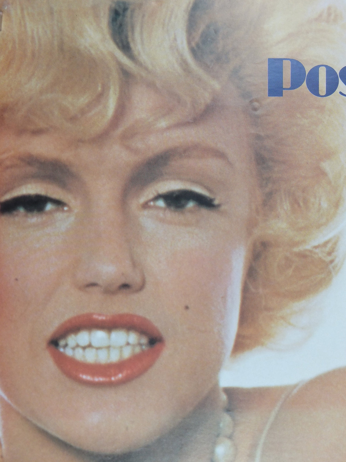 1983 Pooh Jeans Poster, Marilyn Monroe, Possiedimi, il possesso, own me, possession, Italy style fashion, advertising retro wall art decor