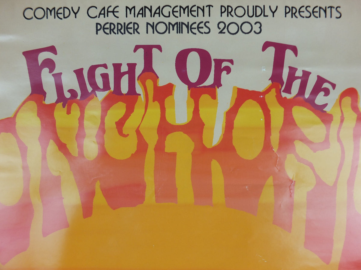 2003 Flight of the Conchords Poster, Lonely Knights, Edinburgh Fringe, Jemaine Clement, Bret McKenzie, folk rock music, wall art decor
