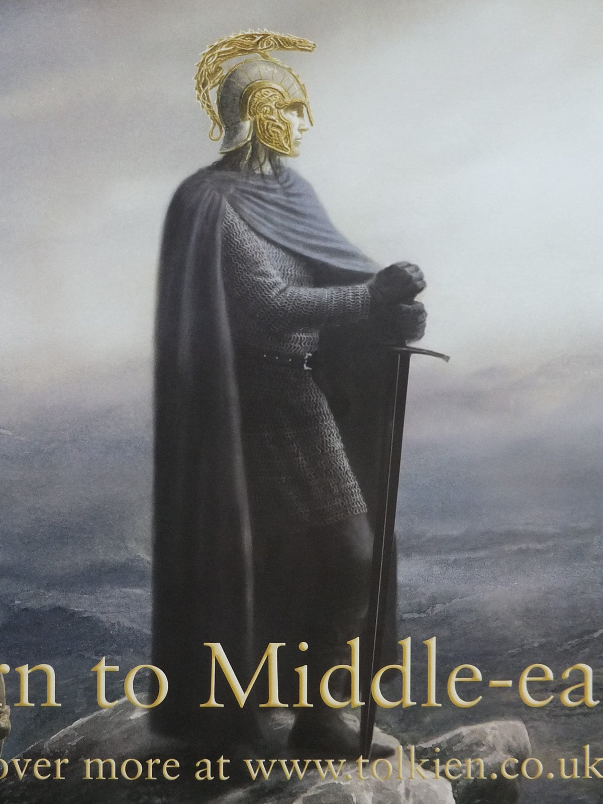 Signed The Children of Hurin Poster, by Alan Lee, Lord of the Rings, J.R.R. and Christopher Tolkien, Return to Middle Earth, wall art decor