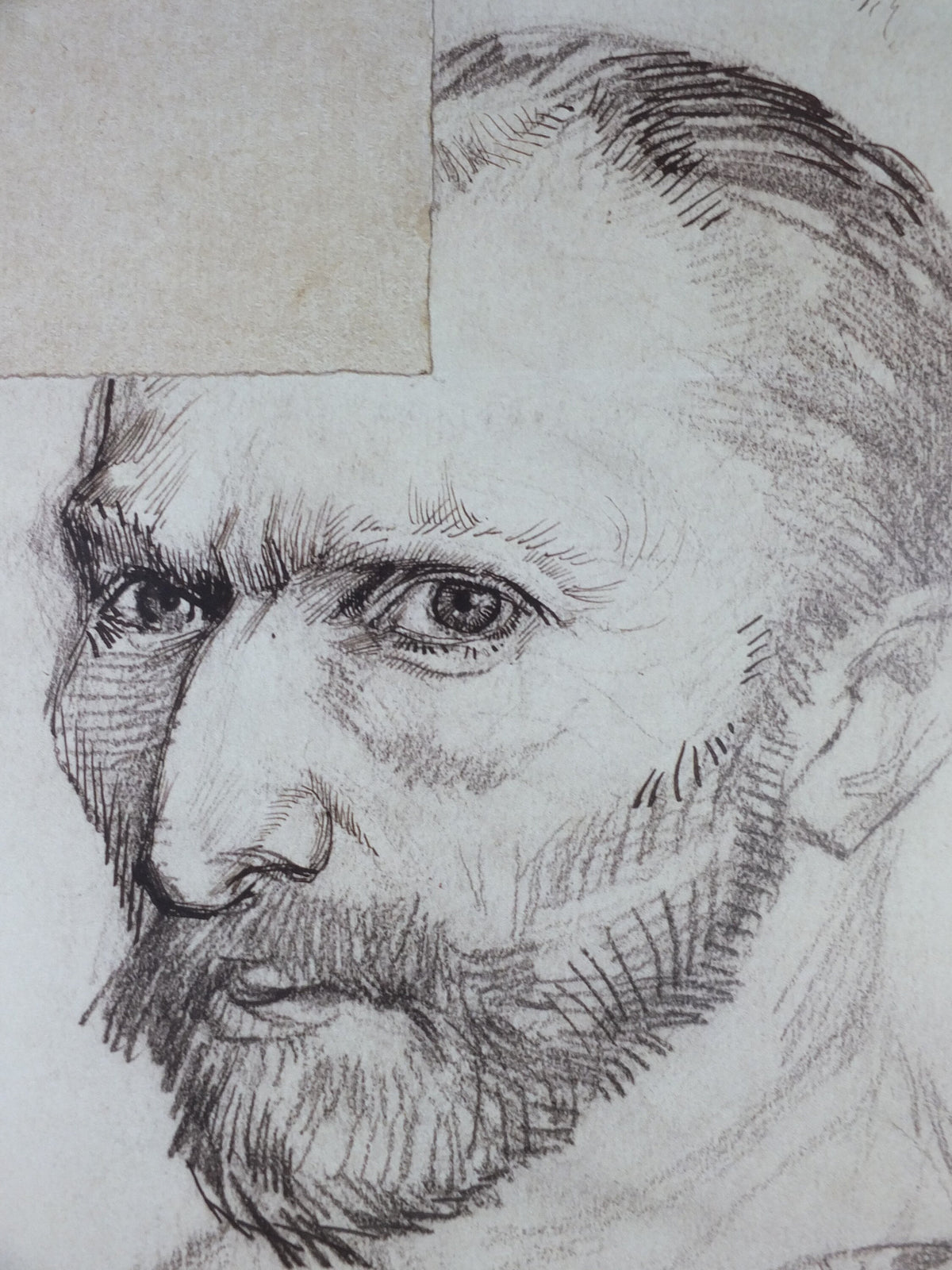 2002 Vincent Van Gogh Poster, "The Paris Drawings" at the Hamburg Art Museum, Post-Impressionism gallery exhibition, wall art decor