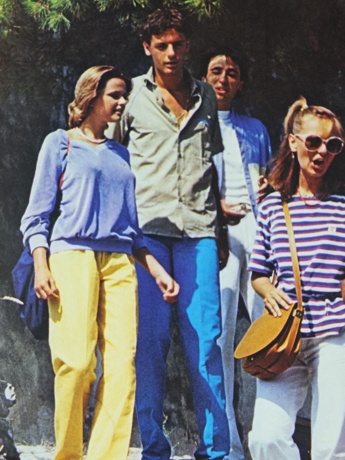 1983 Pooh Jeans Poster, Pooh Jeans System, Pooh Sportswear, Italy style chic fashion, advertising retro wall art decor