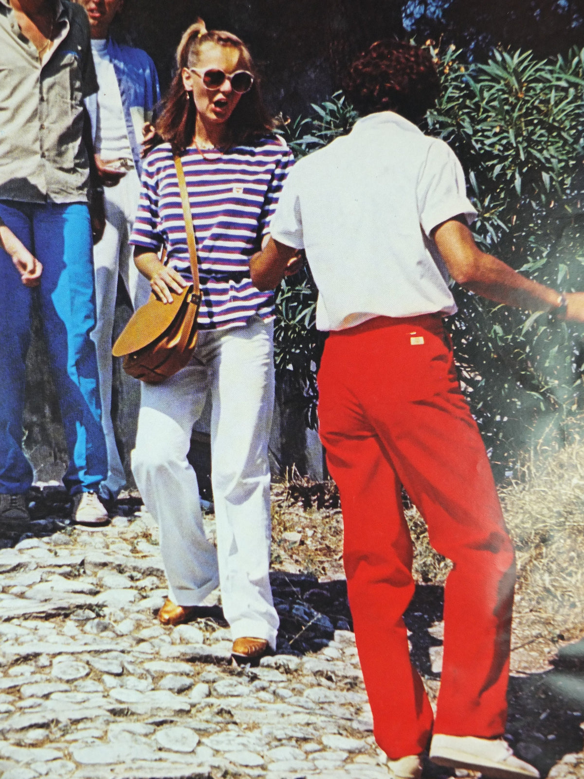 1983 Pooh Jeans Poster, Pooh Jeans System, Pooh Sportswear, Italy style chic fashion, advertising retro wall art decor