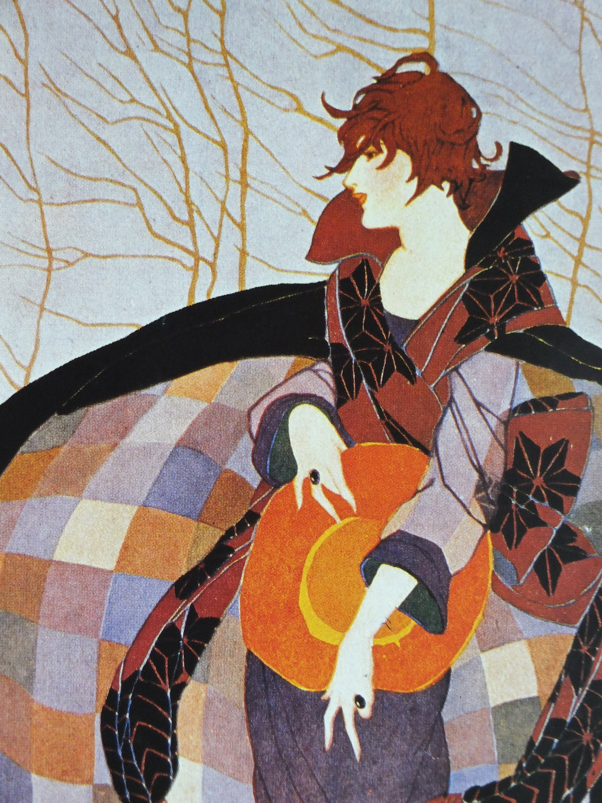 1980s Vogue Magazine Poster, Conde Nast 1919 cover reprint, by Helen Dryden, art deco nouveau, fashion Advertising, wall art decor