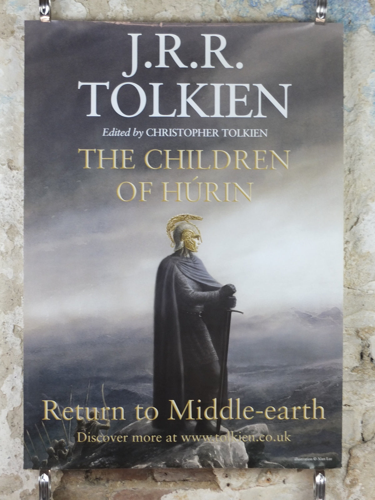 The Children of Hurin Poster, by Alan Lee, Lord of the Rings, J.R.R. and Christopher Tolkien, Return to Middle Earth, wall art decor