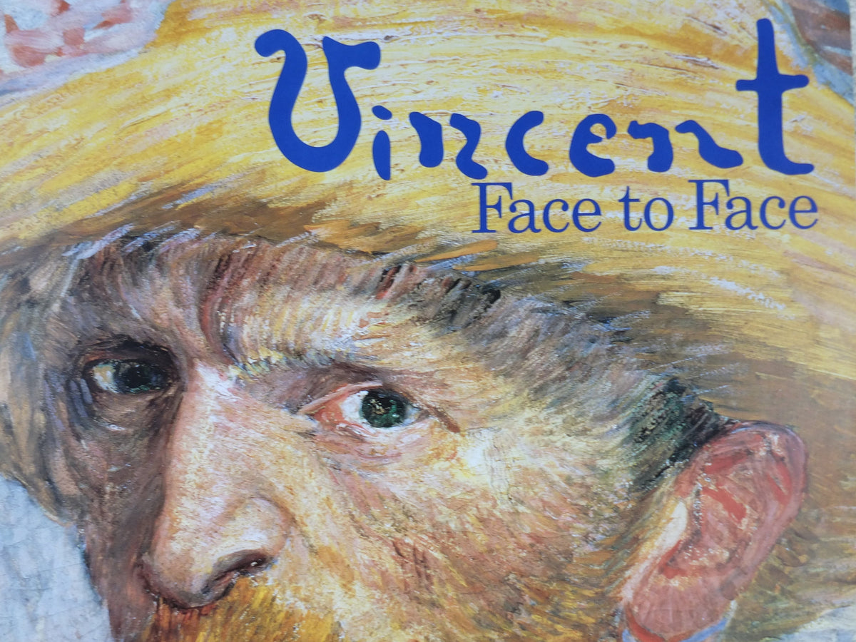 2000 Vincent Van Gogh Poster, "Face to Face" at the Museum of Fine Arts Boston, Post-Impressionism gallery exhibition, wall art decor
