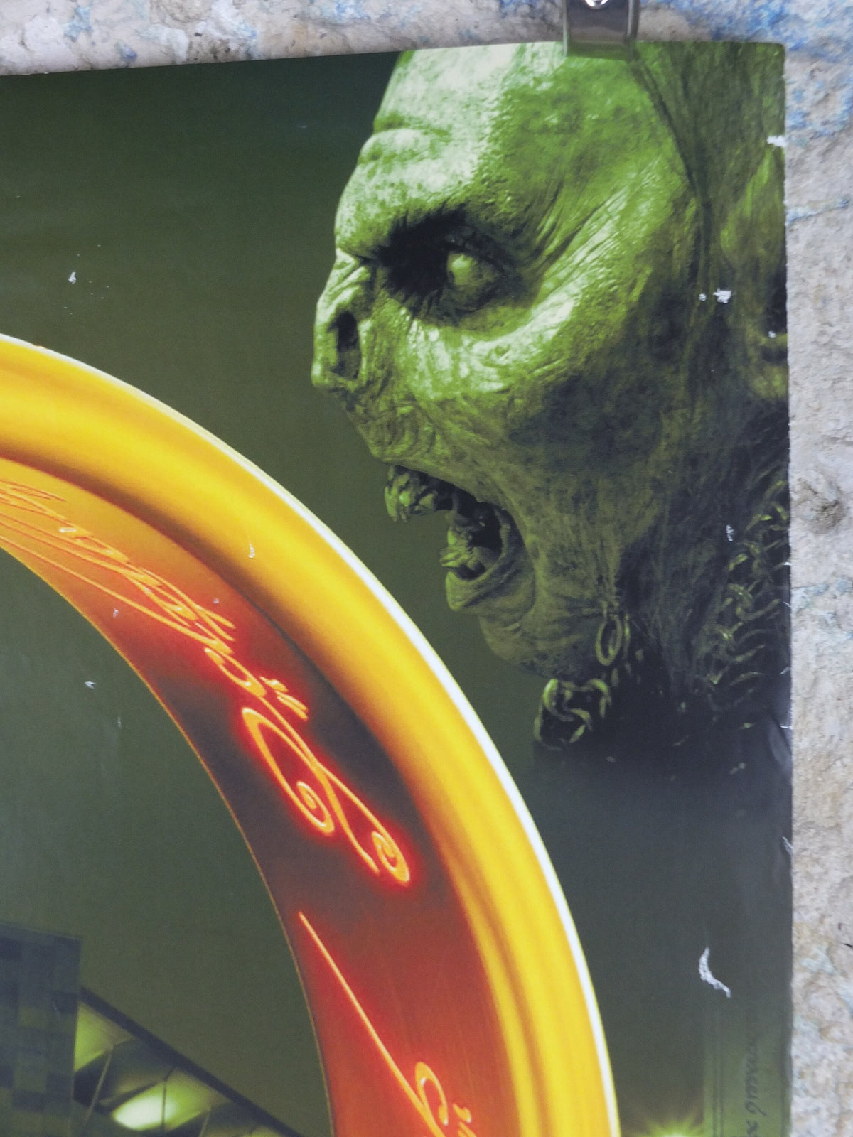 2002 The Lord of the Rings Exhibition Poster, Te Papa Museum, Wellington New Zealand, The One Ring, J.R.R. Tolkien, , fantasy wall art decor