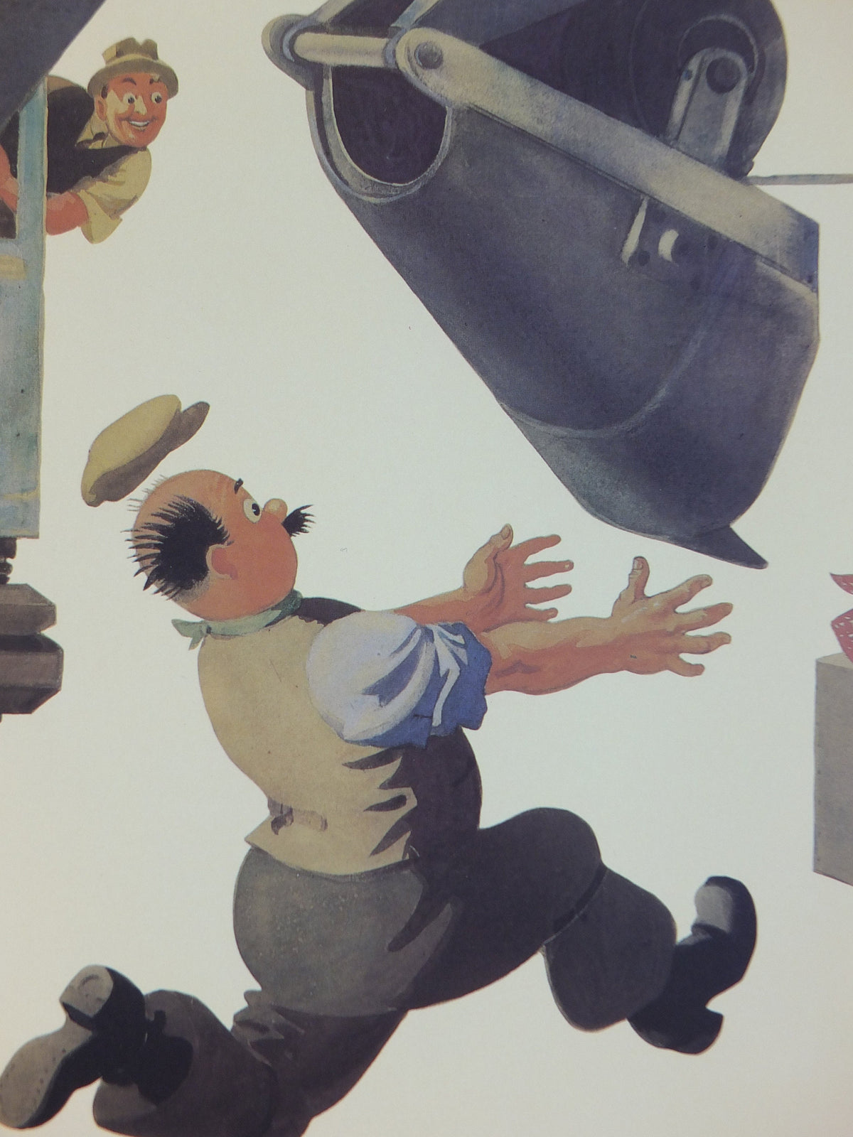 1990s My Goodness My Guinness Poster, from Guinness Museum, By John Gilroy 1938, crane stealing a picnic lunch, Wall art retro decor