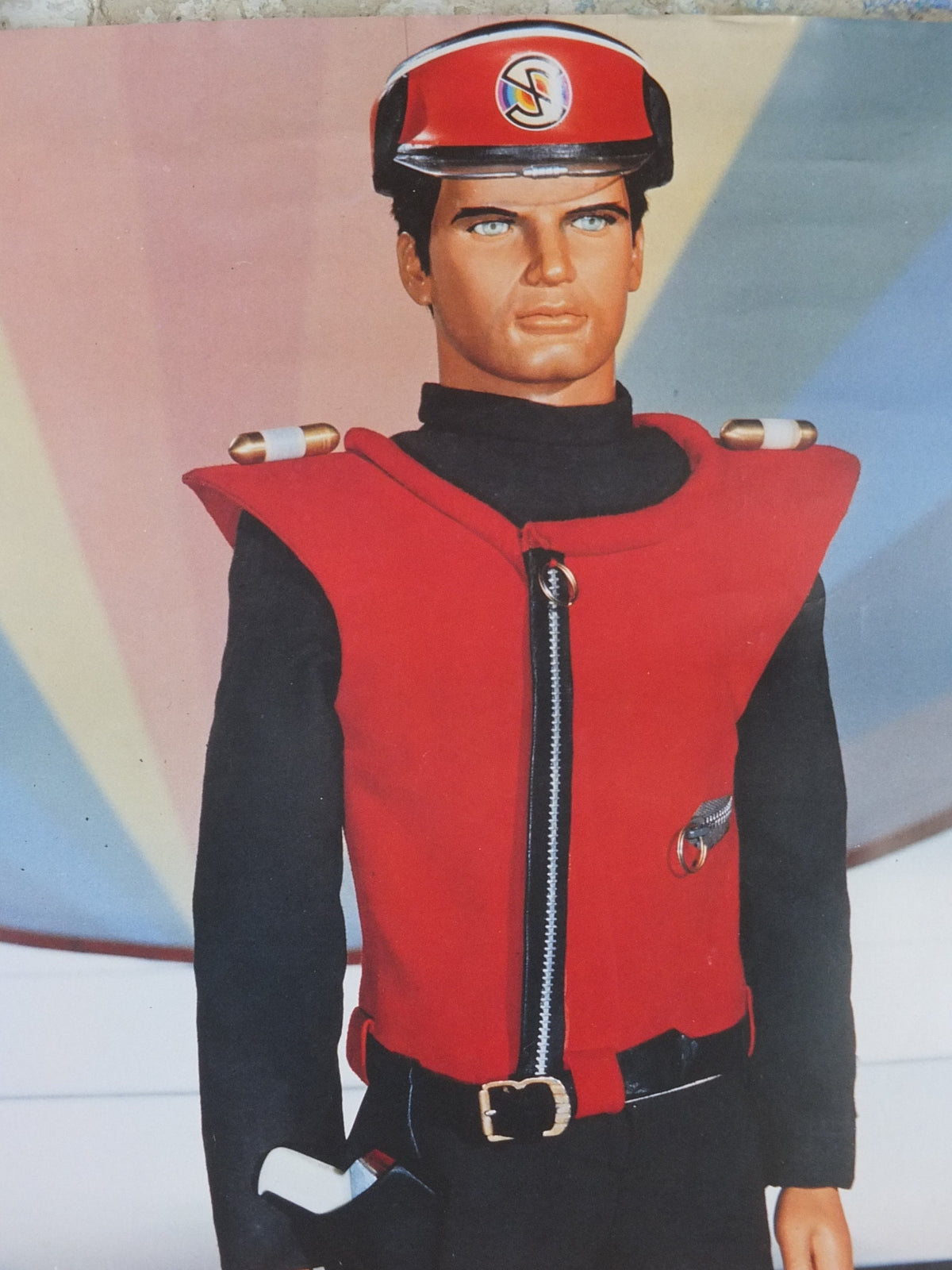 1989 Captain Scarlet Poster, From Gerry Anderson, creator of Thunderbirds, The Mysterons, Spectrum, puppets and marionettes, wall art decor