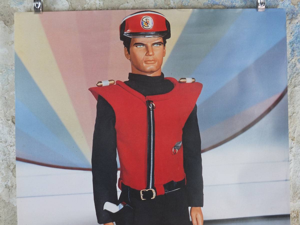 1989 Captain Scarlet Poster, From Gerry Anderson, creator of Thunderbirds, The Mysterons, Spectrum, puppets and marionettes, wall art decor
