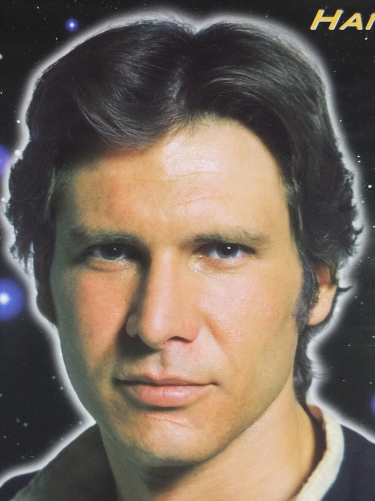 1998 Han Solo Poster, Lucasfilm, Harrison Ford, licenced to GB Posters, FPO466 wall art cinema film memorabilia