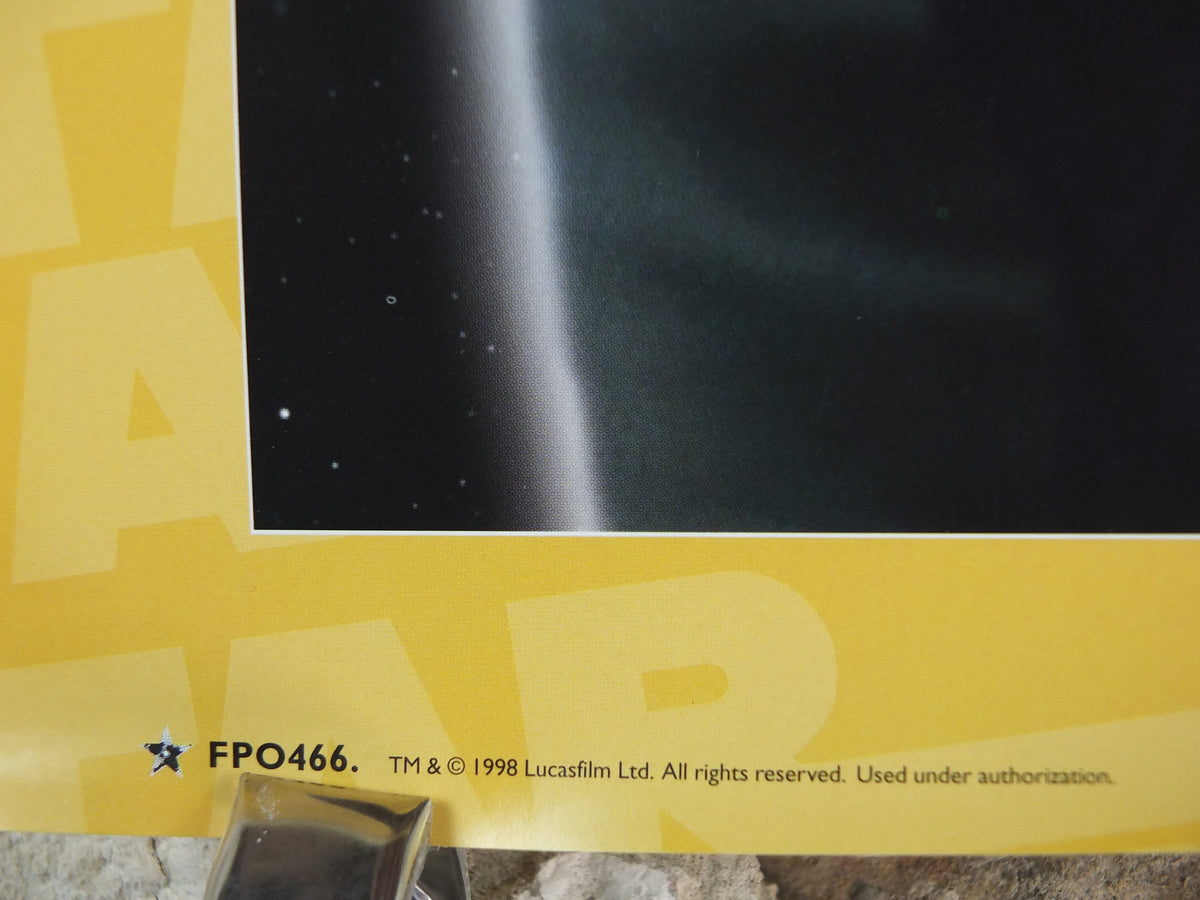 1998 Han Solo Poster, Lucasfilm, Harrison Ford, licenced to GB Posters, FPO466 wall art cinema film memorabilia