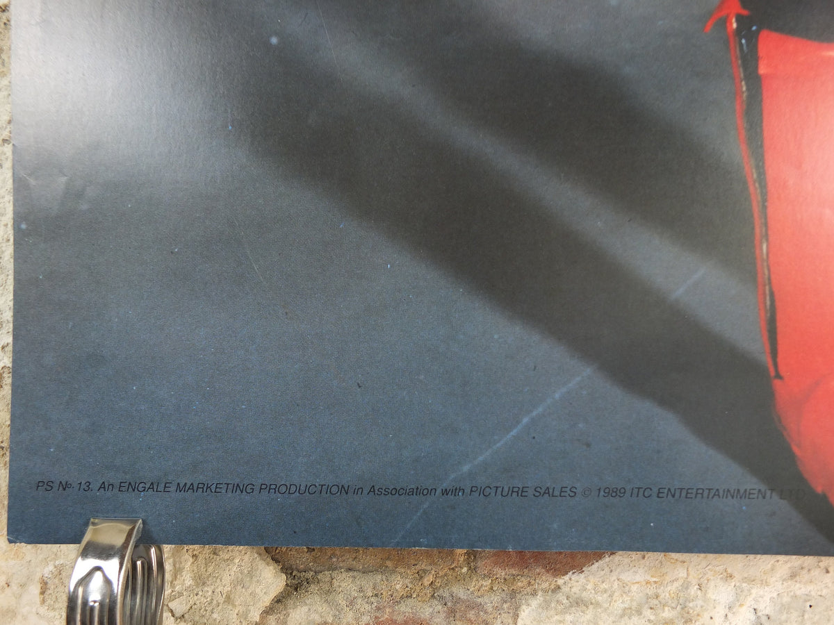 1989 Captain Scarlet Poster, From Gerry Anderson, creator of Thunderbirds, The Mysterons, Spectrum, puppets and marionettes, wall art decor