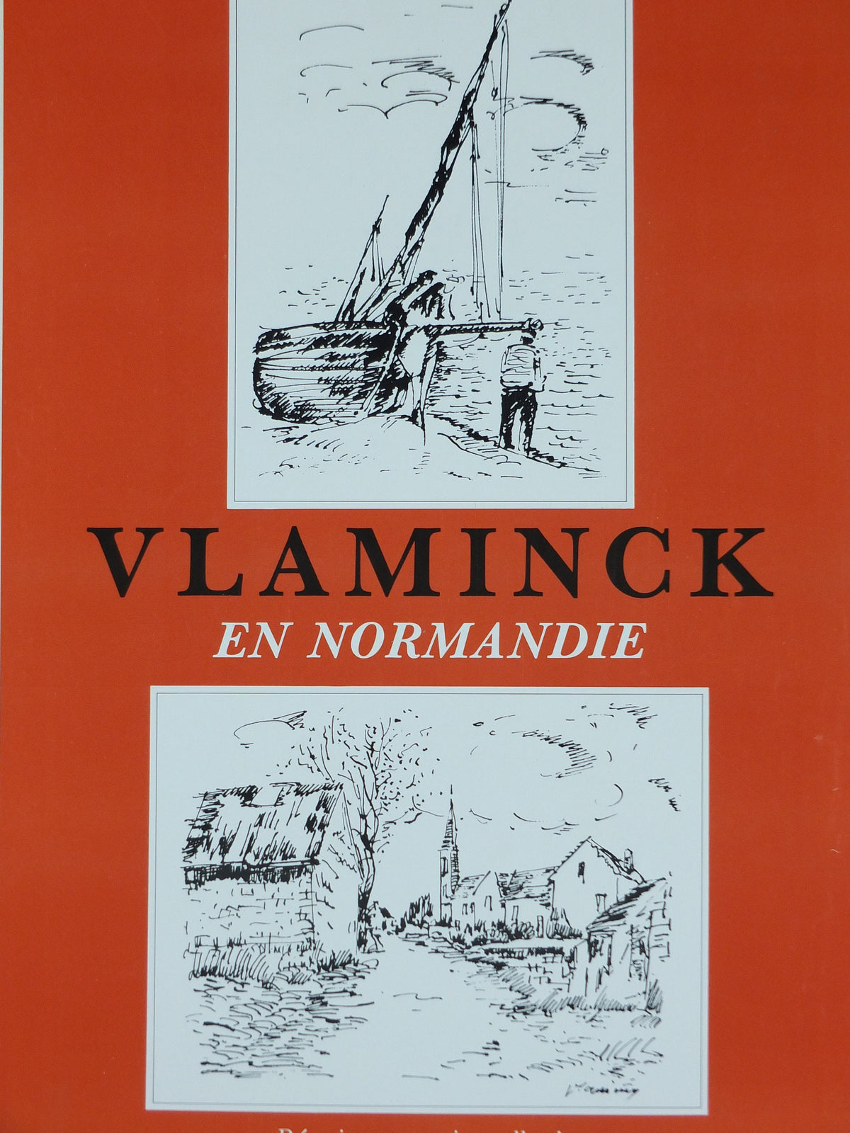 1990 Maurice de Vlaminck Poster, Drawings from Normandy, Fauvism, fauves, the wild beasts, artist gallery exhibition, wall art decor