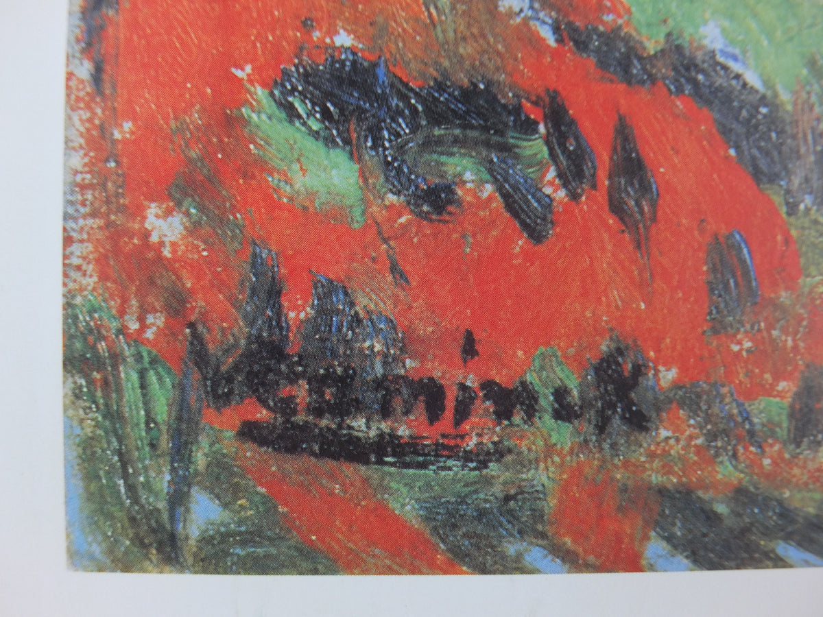 1995 Maurice de Vlaminck Poster, The Port of Honfleur on the River Seine, Fauvism, wild beasts, artist gallery exhibition, wall art decor