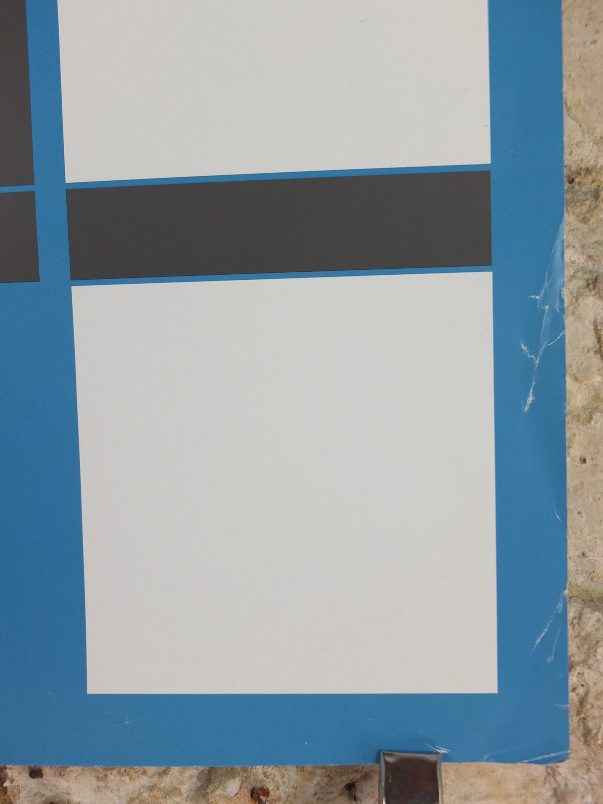 1987 Bauhaus Poster, Ott & Stein ‘Sheds’, Design Museum fur Gestaltung, Berlin, Art Deco Nouveau, gallery exhibition, wall art decor