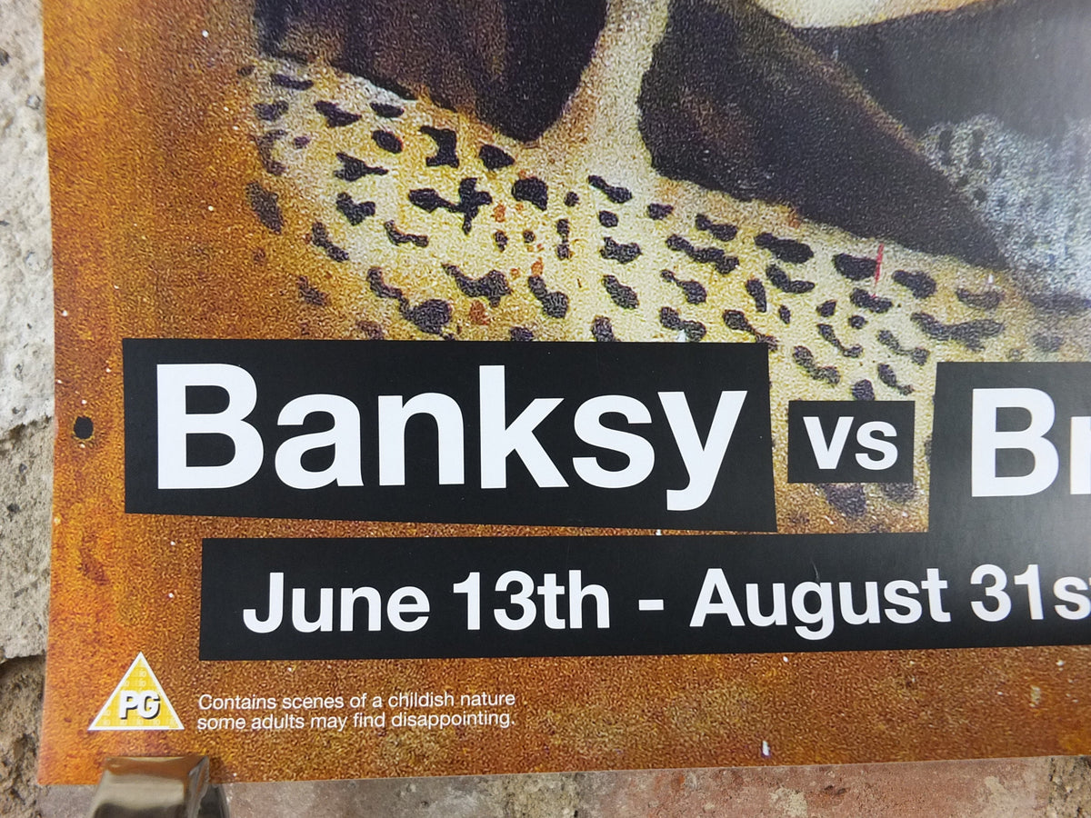 2009 Banksy V Bristol Museum Poster, Dorothy, "I don't think we're on canvas any more", London, Pop Art gallery exhibition, wall art decor