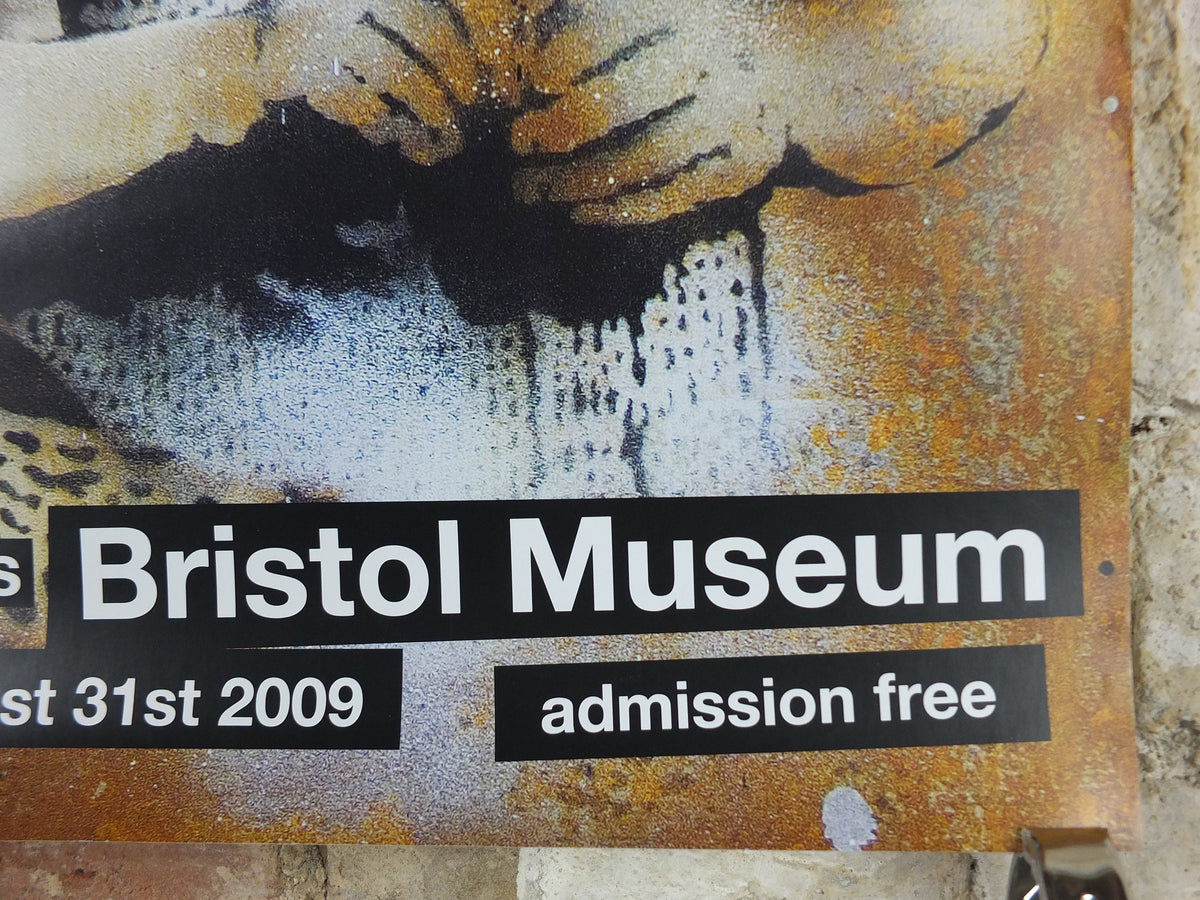 2009 Banksy V Bristol Museum Poster, Dorothy, "I don't think we're on canvas any more", London, Pop Art gallery exhibition, wall art decor